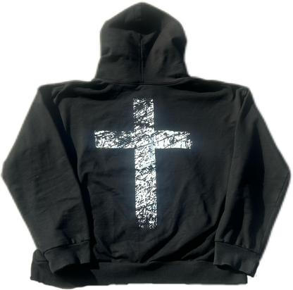 “God first” zip up